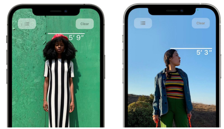 梁山苹果服务网点分享通过iPhone激光雷达测量身高方法教程 